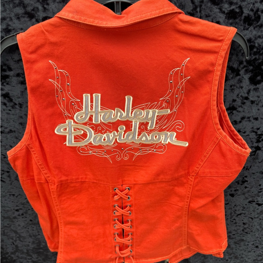 Harley Davidson Orange Vest